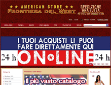 Tablet Screenshot of frontieradelwest.com